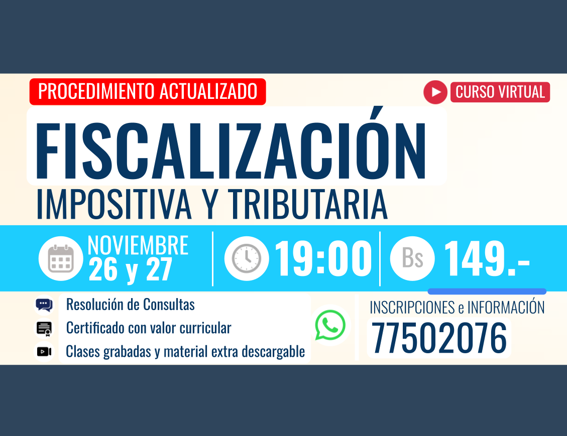 Fiscalización Tributaria e Impositiva